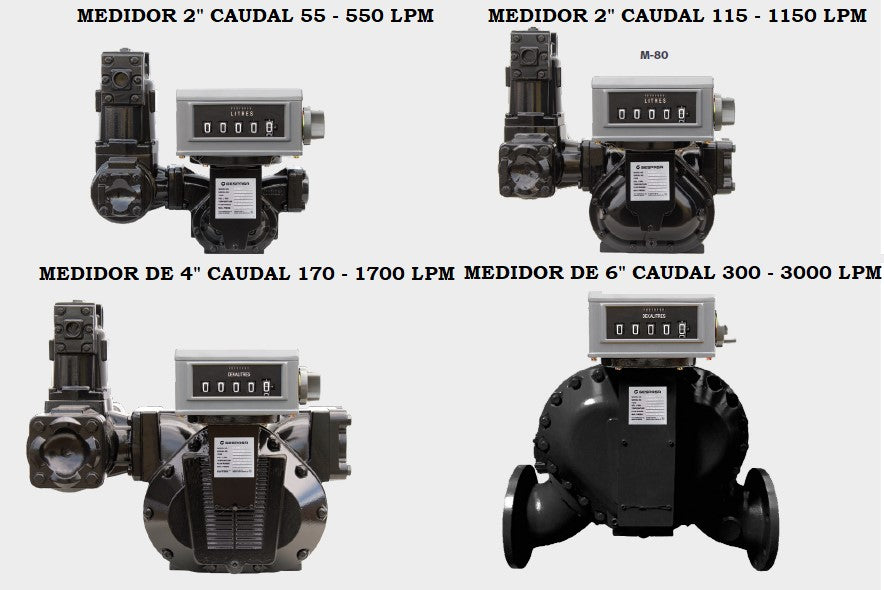MEDIDOR DE FLUJO GESPASA DE FLUJO FPP DE 3” CON FILTRO Y ELIMINADOR DE AIRE