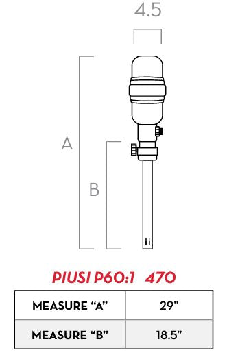 BOMBA PIUSI 60:1 PARA DESPACHO DE GRASA PAILA