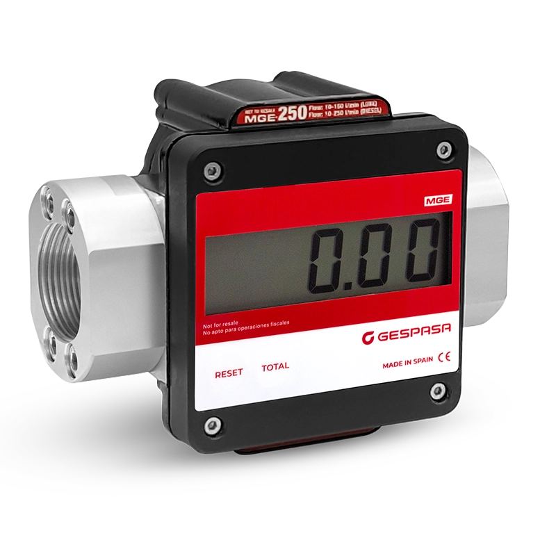 MEDIDOR DE FLUJO GESPASA PARA DIESEL Y LUBRICANTE 1 ” DIGITAL HASTA 250 LPM