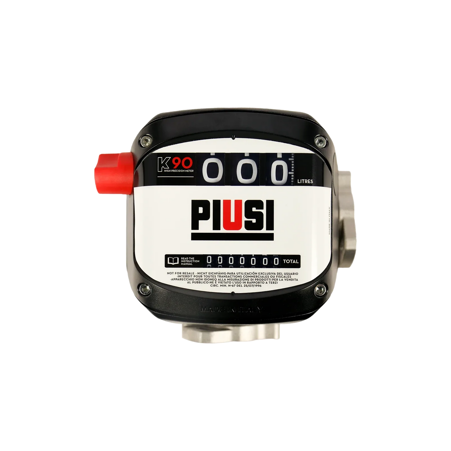 MEDIDOR DE FLUJO PIUSI PARA COMBUSTIBLE 1 ” 3 DIGITOS UL