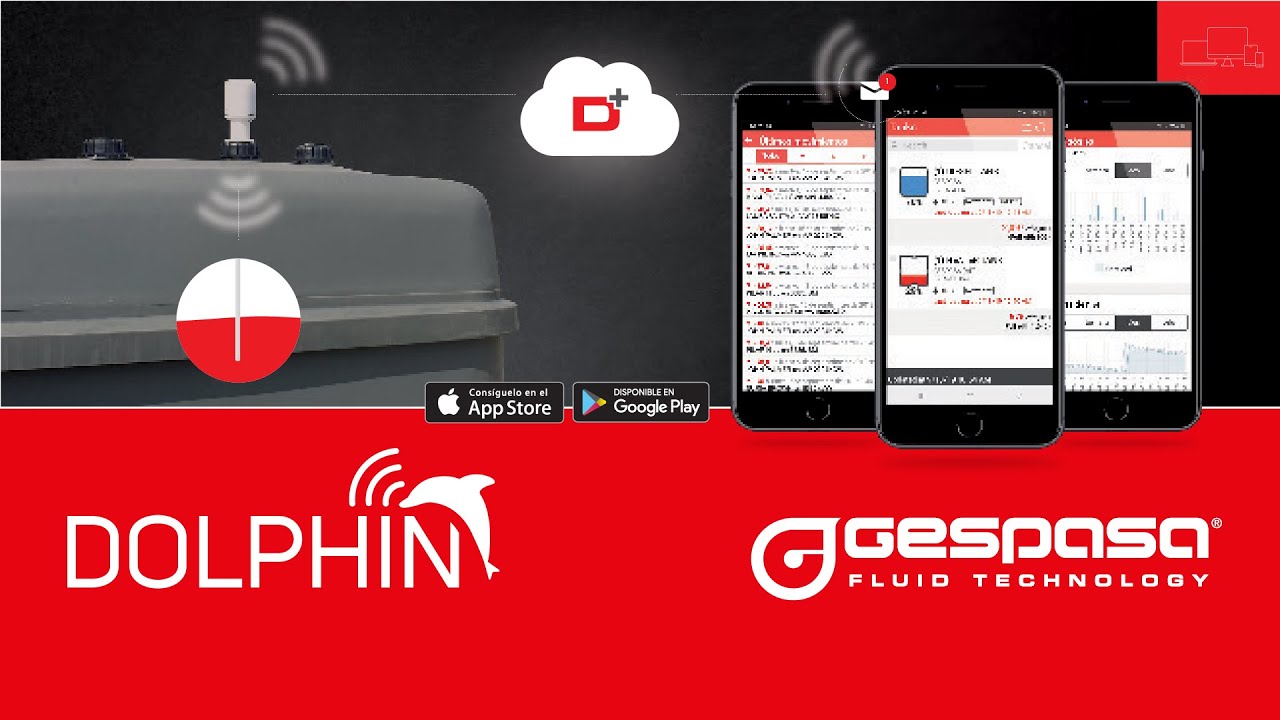 MEDIDOR DE NIVEL DE TANQUES GESPASA DOLPHIN POR ULTRASONIDO