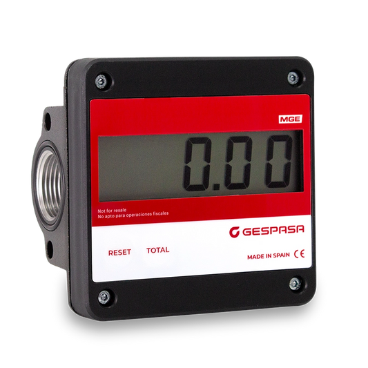 MEDIDOR DE FLUJO GESPASA PARA DIESEL Y LUBRICANTE  1” DIGITAL HASTA 110 LPM