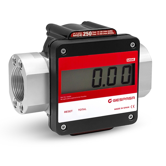 MEDIDOR DE FLUJO GESPASA PARA DIESEL Y LUBRICANTE  1 ” DIGITAL HASTA 250 LPM