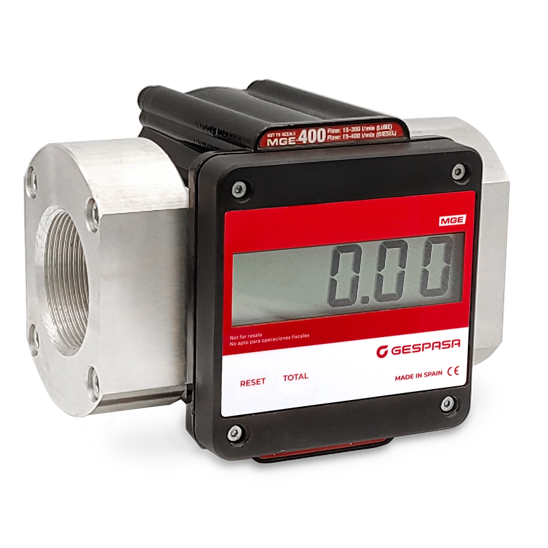 MEDIDOR DE FLUJO GESPASA PARA DIESEL Y LUBRICANTE  2 ” DIGITAL HASTA 400 LPM